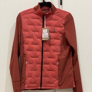 On Running Women's Jacket in Rust Red